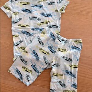 Esme Light Blue Kids Car Print Pajama Set